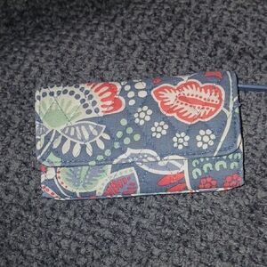 Vera Bradley Floral Blue Wallet